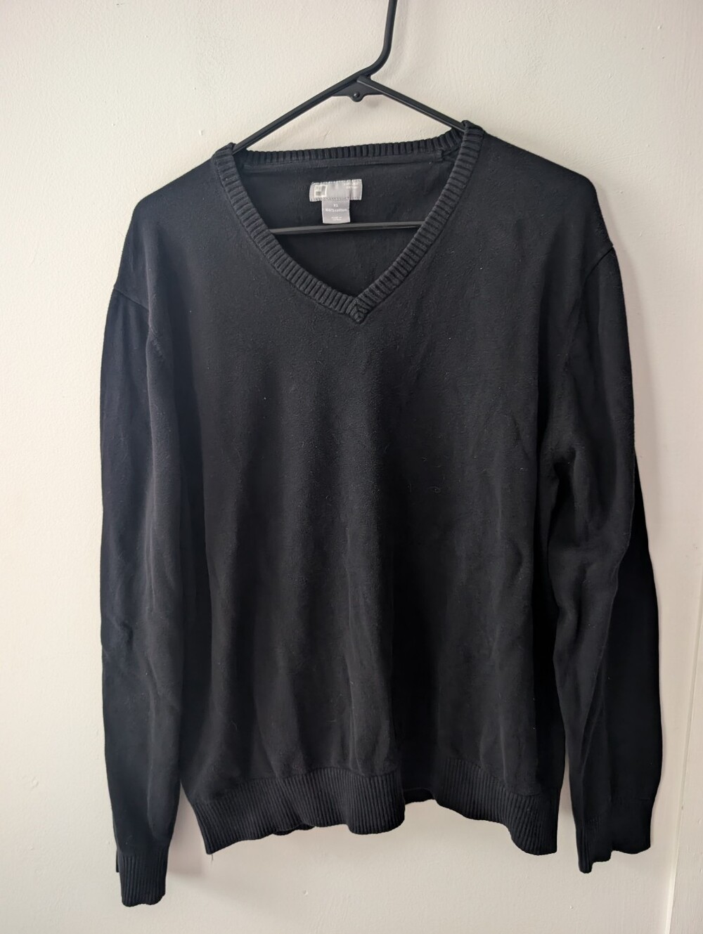3 For $12 Clearance JC Penny Combed Cotton Mens V Neck Sweater Size XL